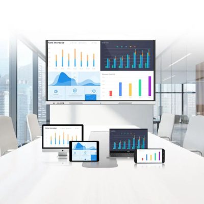 Intelligent Conference Electronic Whiteboard Interactive Flat Panel 75" Interactive Screen for Teaching