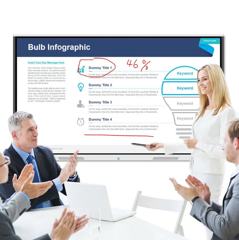 All In One Interactive Whiteboard Touch Screen Monitor 75" Smart Board - Image 11