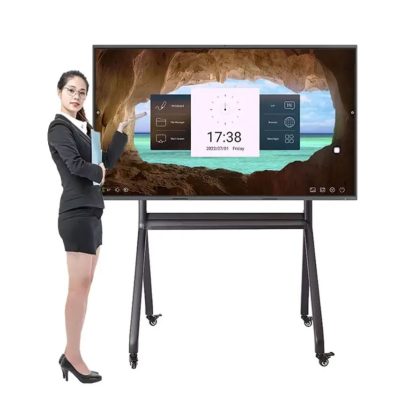 Dual System Teaching Equipment Interactive Panel - 80 Inch Infrared Interactive Flat Panel Interactive Whiteboard for Schools