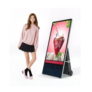 High Brightness Waterproof Outdoor Movable Totem Digital Display Kiosk