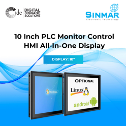 10 Inch PLC Monitor Control HMI All-In-One Display