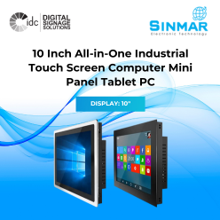 10 Inch All-in-One Industrial Touch Screen Computer Mini Panel Tablet PC
