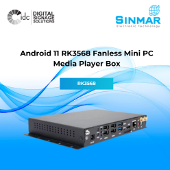 Android 11 RK3568 Fanless Mini PC Media Player Box