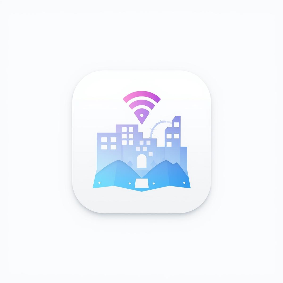  ️ indoor & outdoor integration icon (white background) seamless combination of indoor and outdoor maps with gps + bluetooth positioning for uninterrupted navigation.